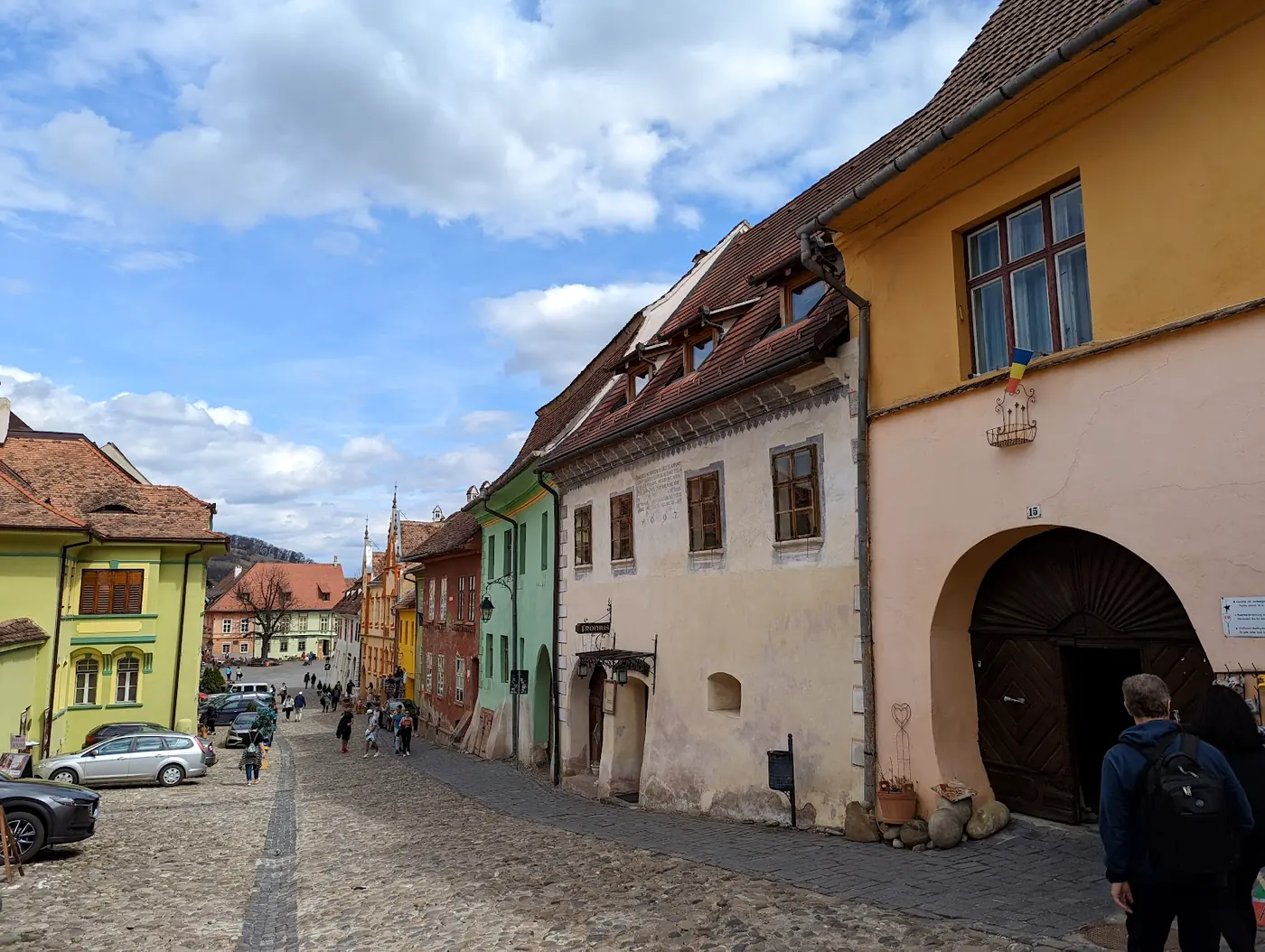 Casele colorate din Cetatea Sighișoara